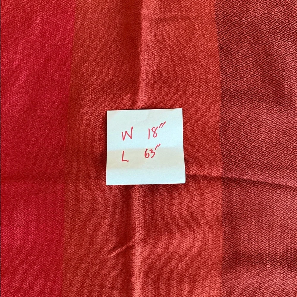 Thai Red and Brown Scarf